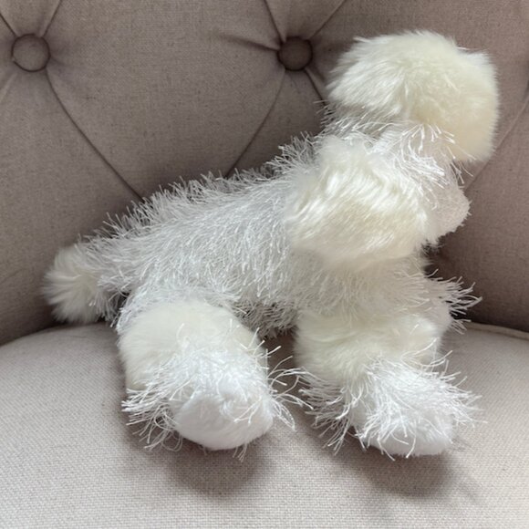 NWT Webkinz Ganz White Poodle Dog Plush Stuffed Animal HM014 New Sealed Code - Picture 2 of 4